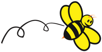 Bee Flying - Bee (600x200)