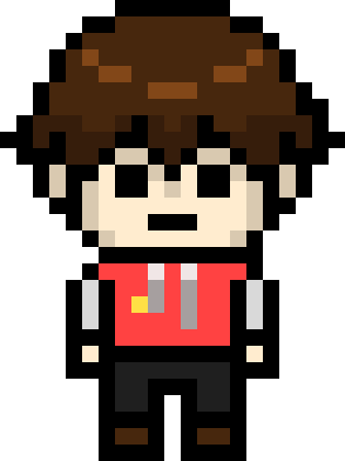 Dangan Minecraft - Nick - Chibi Pixel Art (315x420)