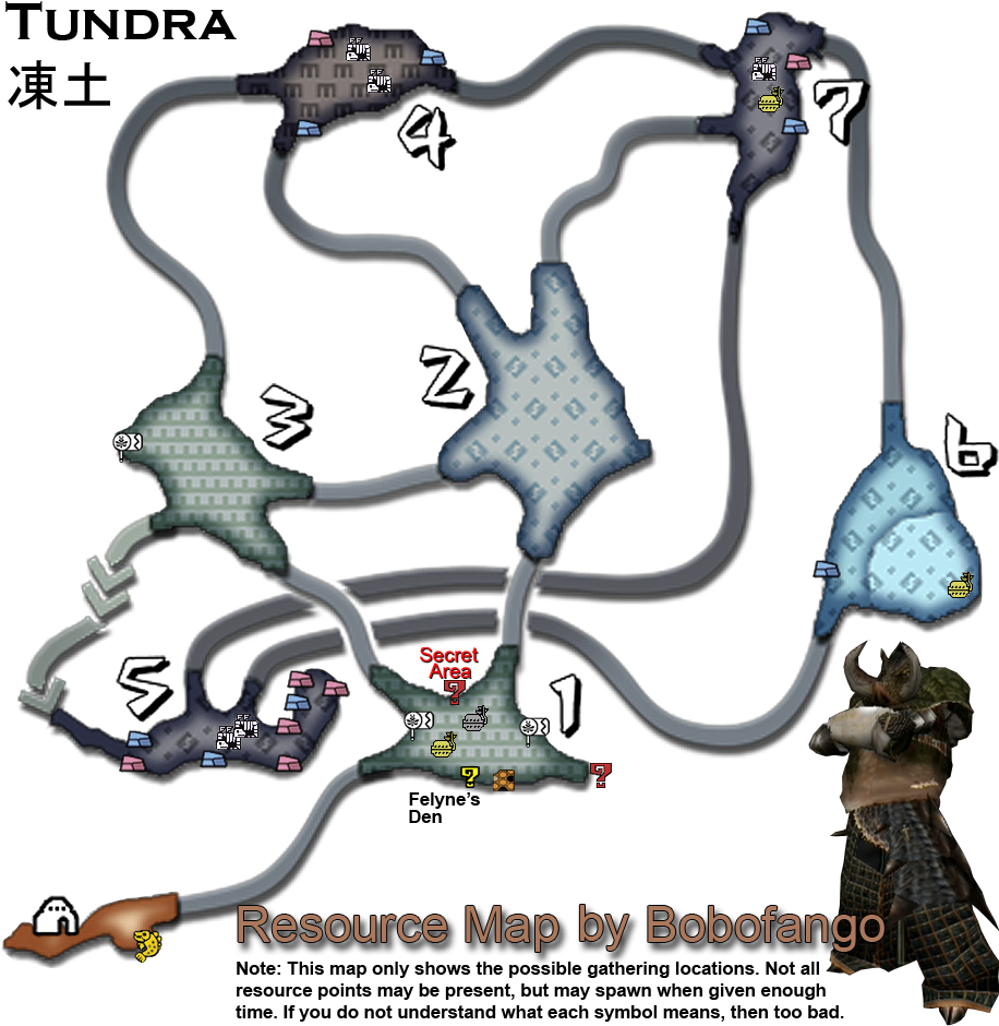 27, February 18, 2010 - Monster Hunter Tri Maps (917x947)