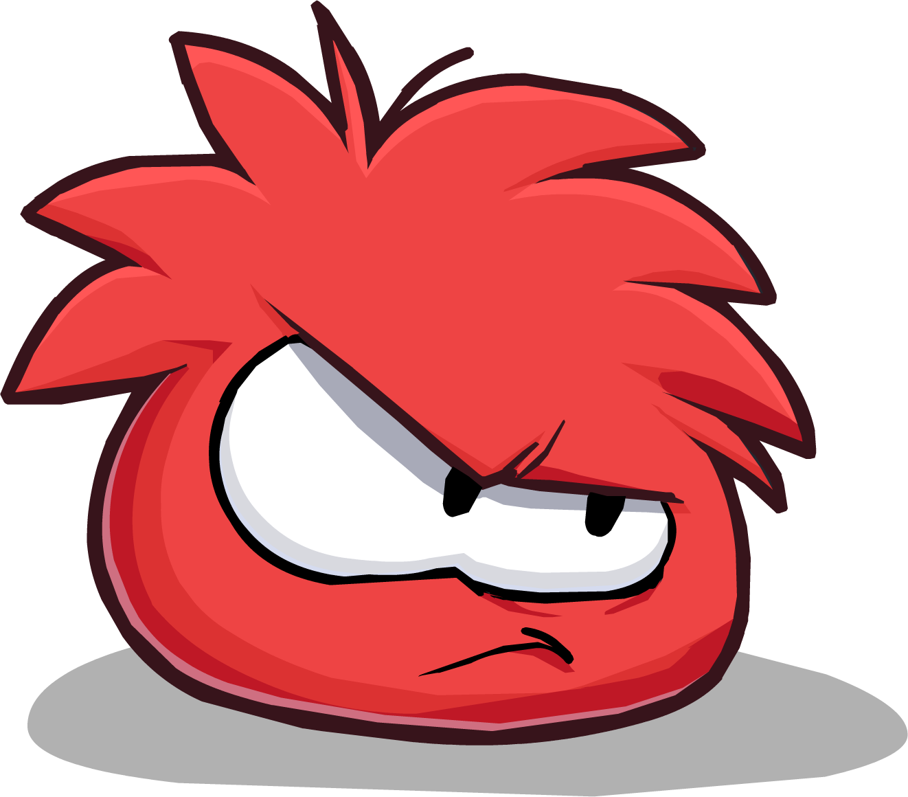 Emoji Contest Vote - Club Penguin Puffles Angry (1322x1160)