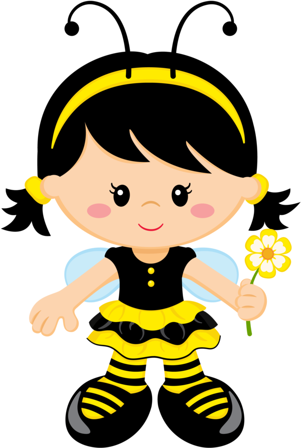 Kit Digital - Menina Abelhinha (603x900)