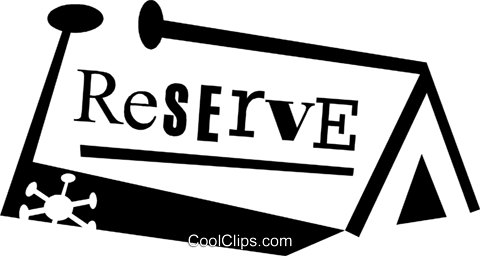 Reserved Sign Royalty Free Vector Clip Art Illustration - Ezee (480x256)