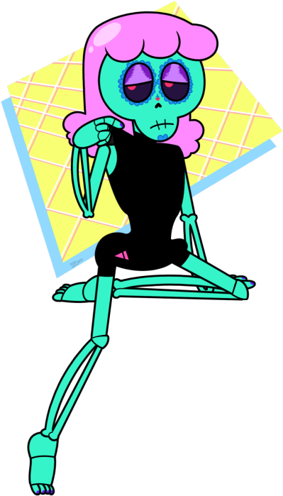 Catrina Commission In A Pin Up Pose Chosen By @jaketheelite - Catrina Commission In A Pin Up Pose Chosen By @jaketheelite (462x750)