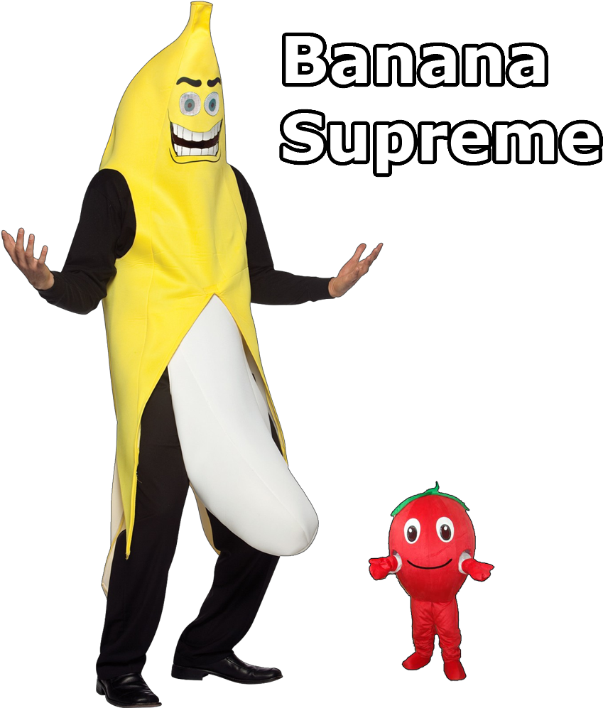 You're A Pizza Not - Banana Flasher Costume For Men (1000x1000)
