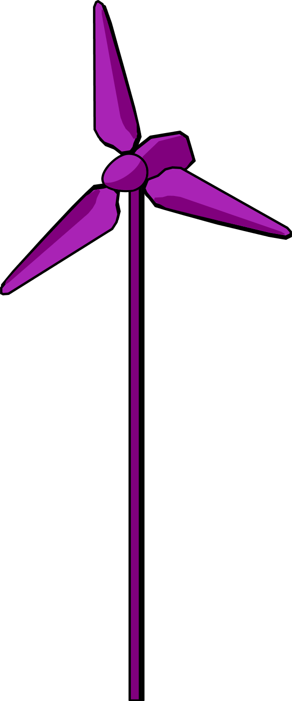 Barometer Clipart - Wind Turbine Clip Art (600x1438)