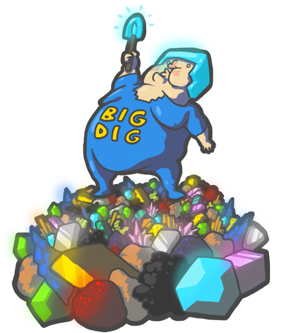 Big Dig Is Now An Official Technic Modpack - Big Dig Png (600x680)