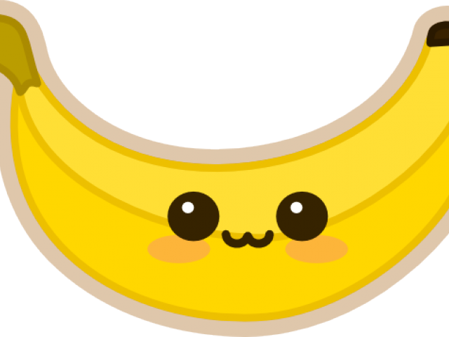 Banana Clipart Kawaii - Bananas Kawaii (640x480)
