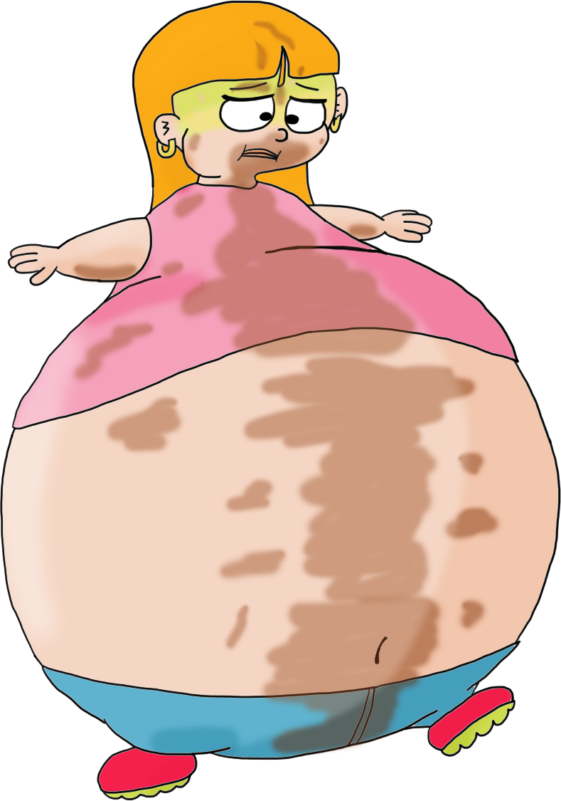 Juacoproductionsarts Sarah Bloated By Juacoproductionsarts - Ed Edd Eddy Fat (789x1125)