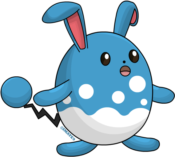 Originalsass X's Pokemon Y Wonderlocke [on Temporary - Azumarill Pokemon Png (600x535)