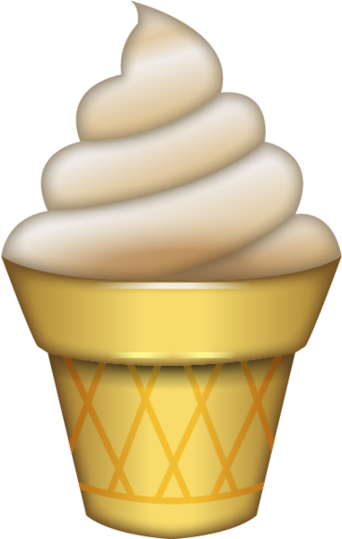 Ice Cream Emoji Png (640x640)