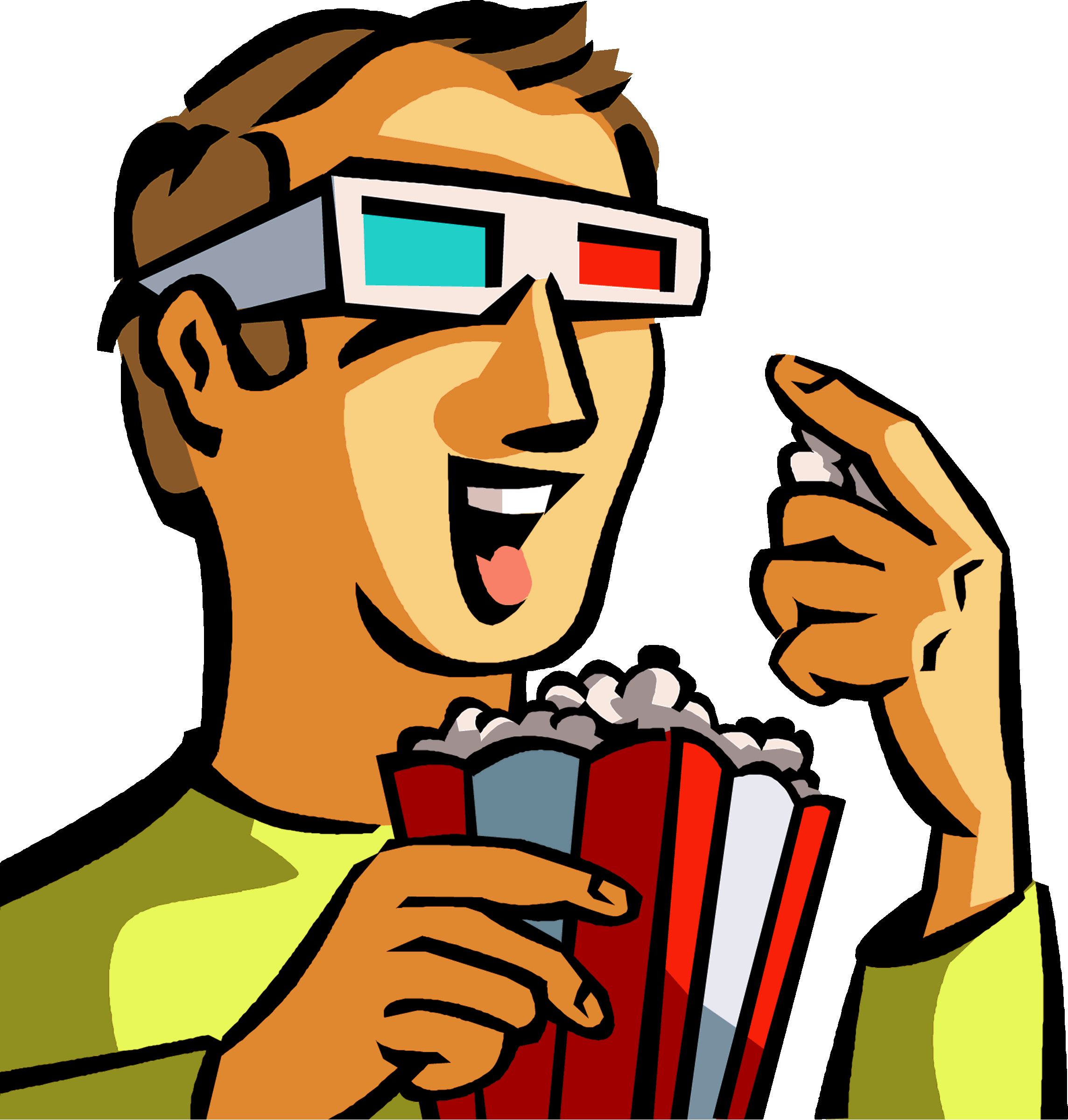 Movie Cinema Clipart - Popcorn Clip Art (2288x2400)