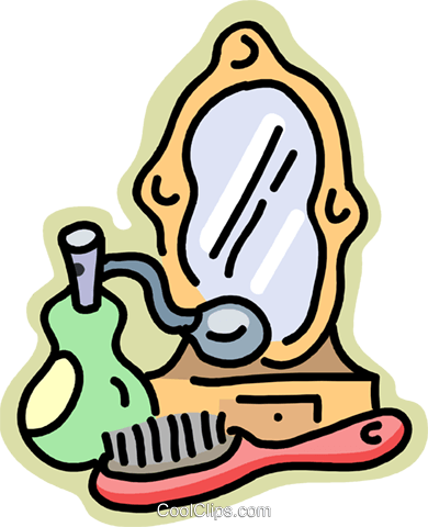 Personal Grooming Items Royalty Free Vector Clip Art - Personal Grooming Clipart Png (390x480)