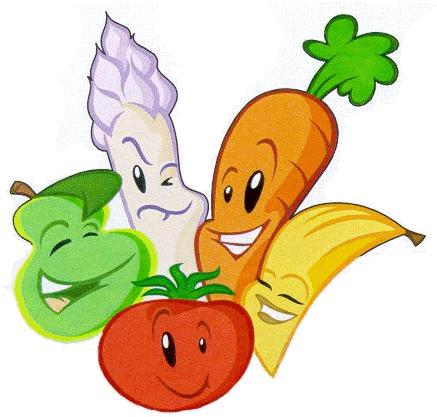 7 Choses Qui Arrivent Lorsqu'on Arrête De Manger De - Cartoon Fruit And Veggies (453x420)