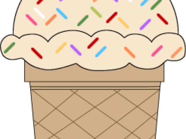 Ice Cream Cone Clipart - Ice Cream (640x480)