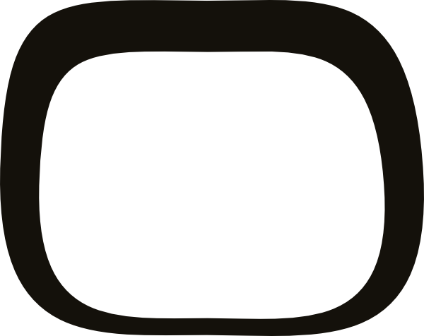 Bingkai Vektor Warna Hitam Hd (2400x1904)