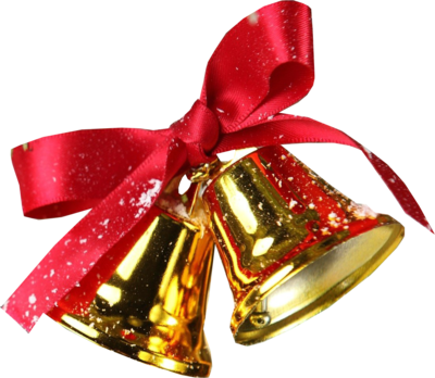Download Png Image Report - Christmas Bell Png Free (400x348)