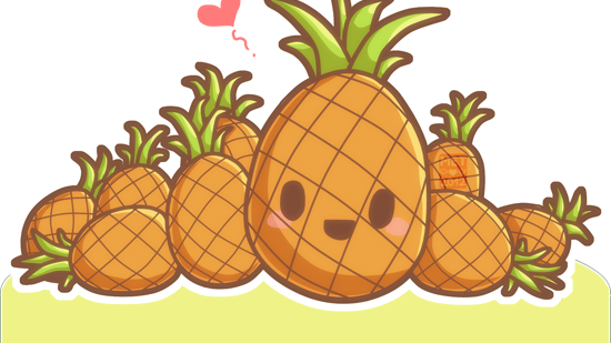 Pineapple Pony C - Cartoon (550x309)