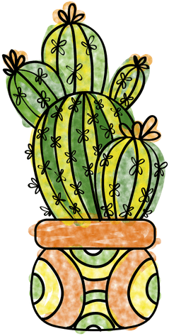 Cactus En Acuarela Png (512x512)