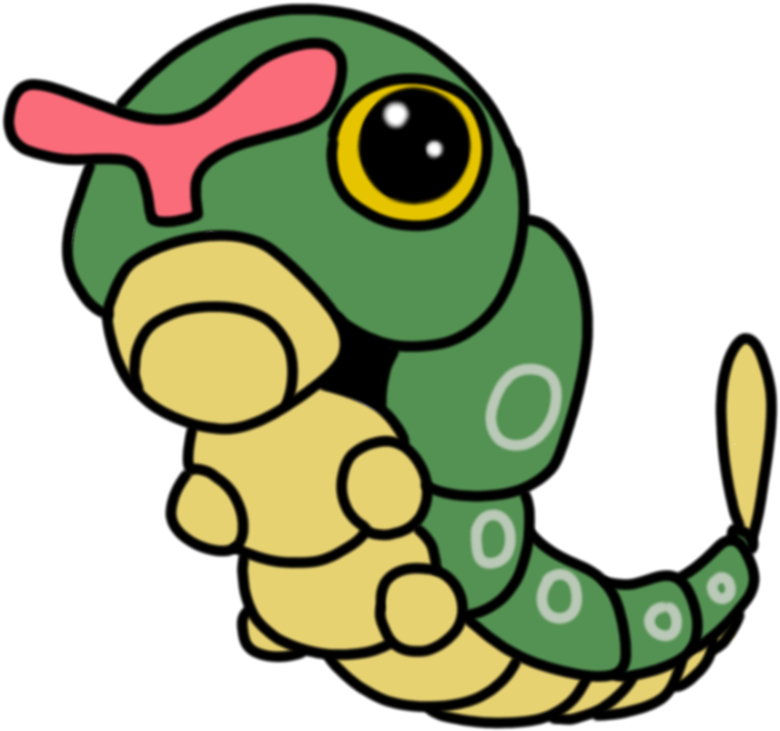 Caterpie By Ansa2613 On Deviantart - Caterpie (900x831)