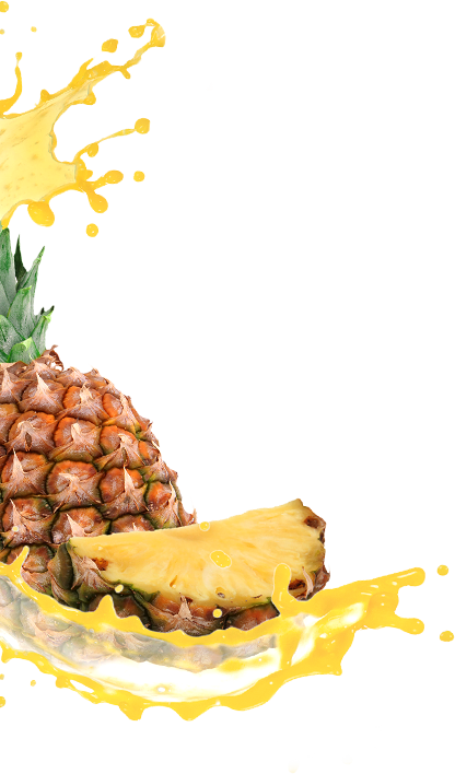 Pineapple - Pineapple Juice Splash Png (416x708)