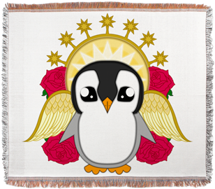 Angelguin Woven Blanket - Truly Teague Woven Blanket Basketball Ice Cream Cone (350x350)