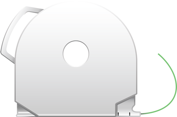 Cubex / Cubepro Abs Cartridge Glow In The Dark Green - 3d Systems Abs Filament - 1-pack Yellow (1600x1600)