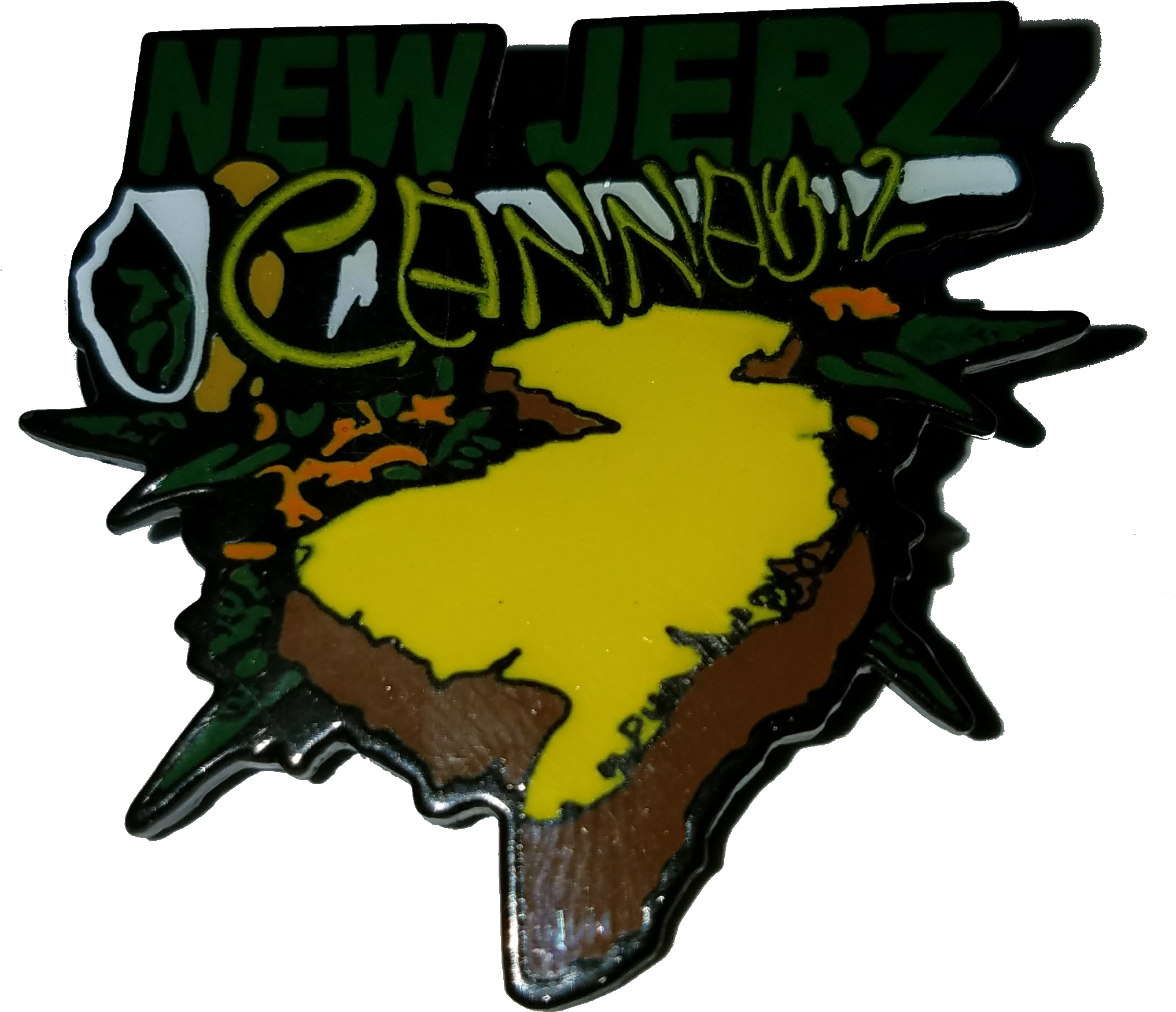 Image Of Newjerz Glow In The Dark "twaxed" Hat - Hat Pins (2040x1896)