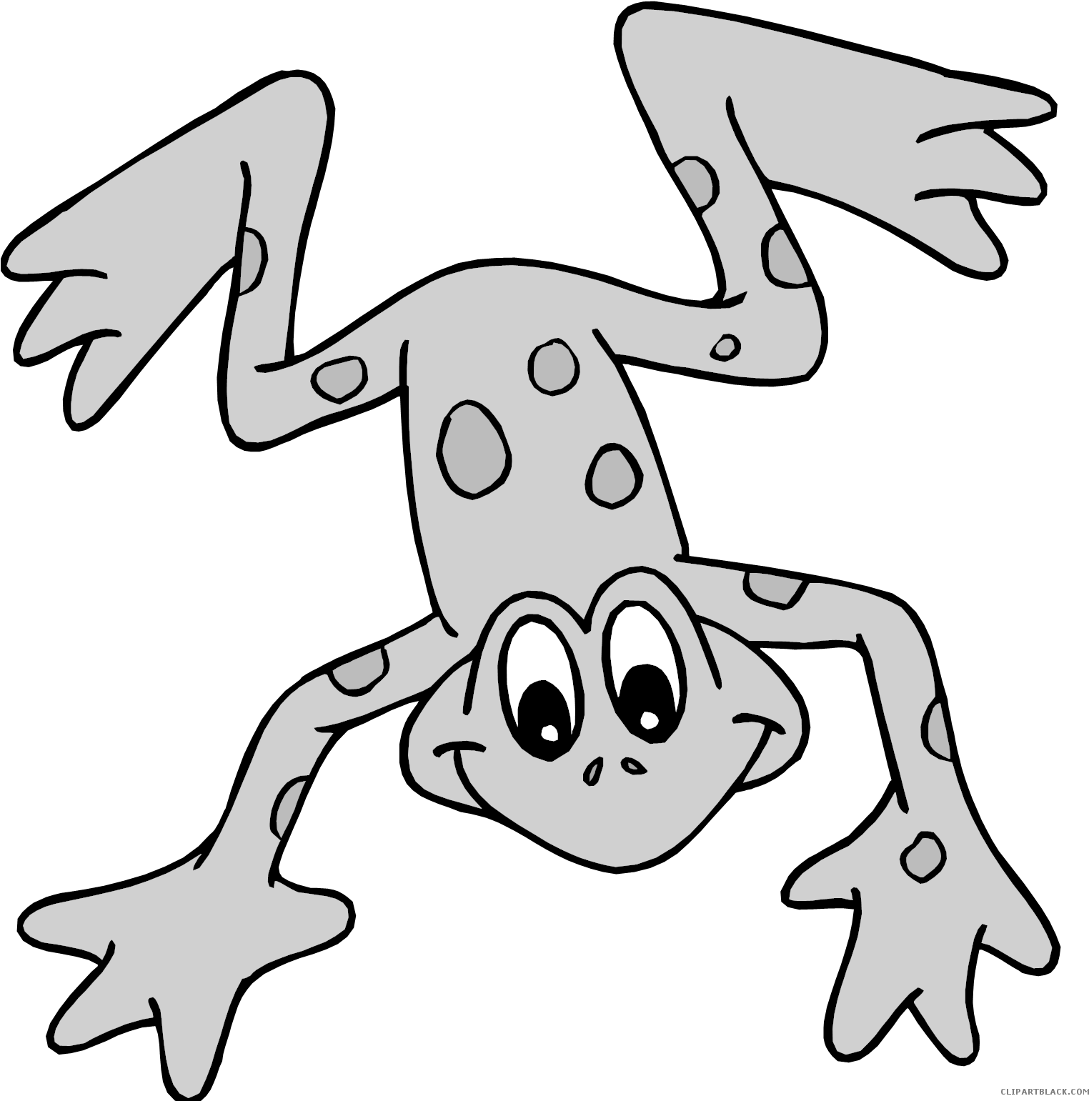 Frog Animal Free Black White Clipart Images Clipartblack Fred Read