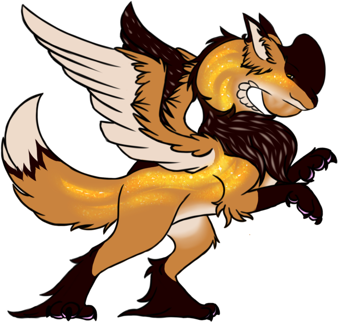 Dark Masked Galaxy Orange Pangare With Neckle, Socks - Cartoon (1024x683)