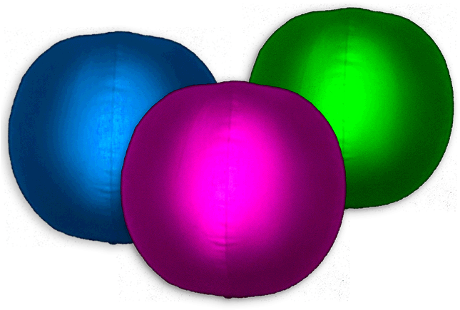 Glow In The Dark Beach Ball - Sphere (654x654)