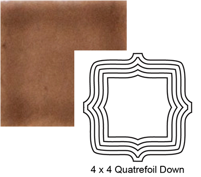 Quatrefoil Down Steppe In Chocolate Milk - Coloring Book (455x455)