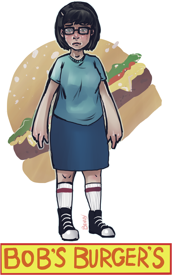 Tina Bobs Burgers By Benzy-d71ohhl - Tina Bobs Burgers Art (625x1000)