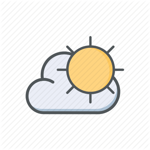 Sun Clipart - Minimalistic Moon And Sun (512x512)