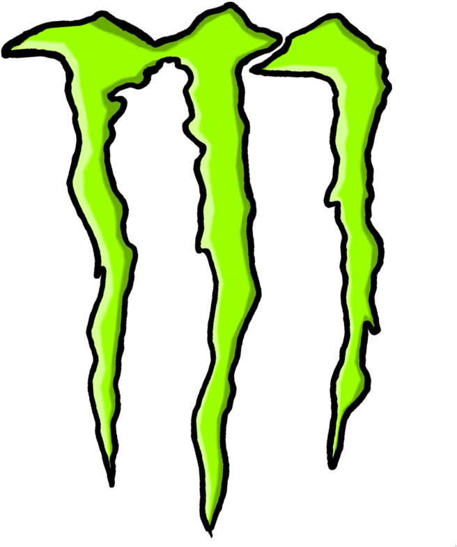 Monster Energy Logo Transparent Clipart - Monster Energy M Png (774x1032)