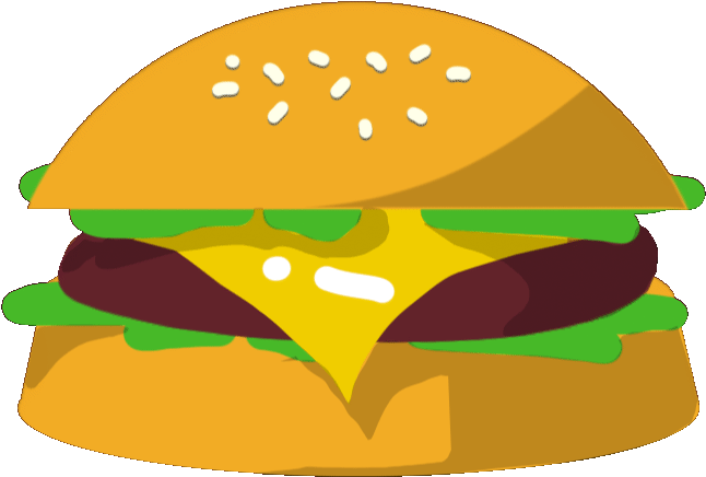 Cheeseburger Tasty Meat Junk Food J Hungry Hamburger - Cheeseburger (800x800)