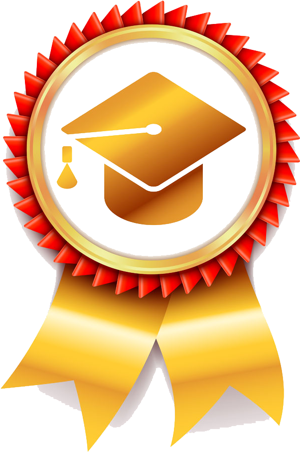 Square Academic Cap Diploma Graduation Ceremony Education - Graduation Medal Background (1000x1000)