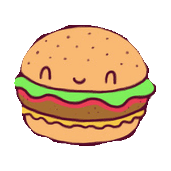 12 Bizarre Burger Gifs That Are Too Mouth Watering - Clipart Wurstsemmel (500x428)