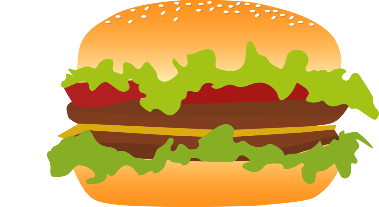 Hamburger Vector Art By Chicken-chop - Hamburger Vector (1207x662)