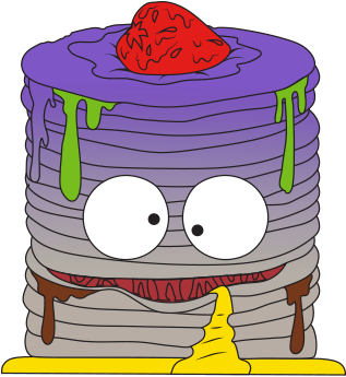 Putrid Pancakes Purple - Purple (400x400)