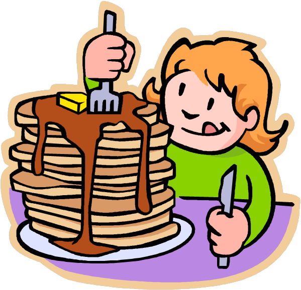 Pancake Clipart Free - Pancake Day (607x587)