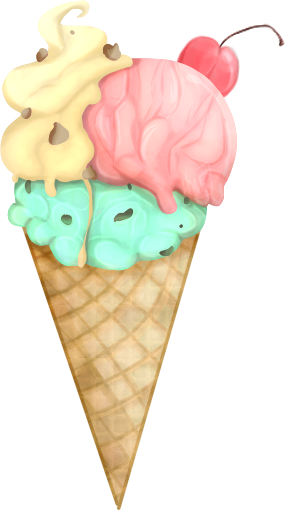 Chill Practice By Choco-floof - Ice Cream Cone (285x511)