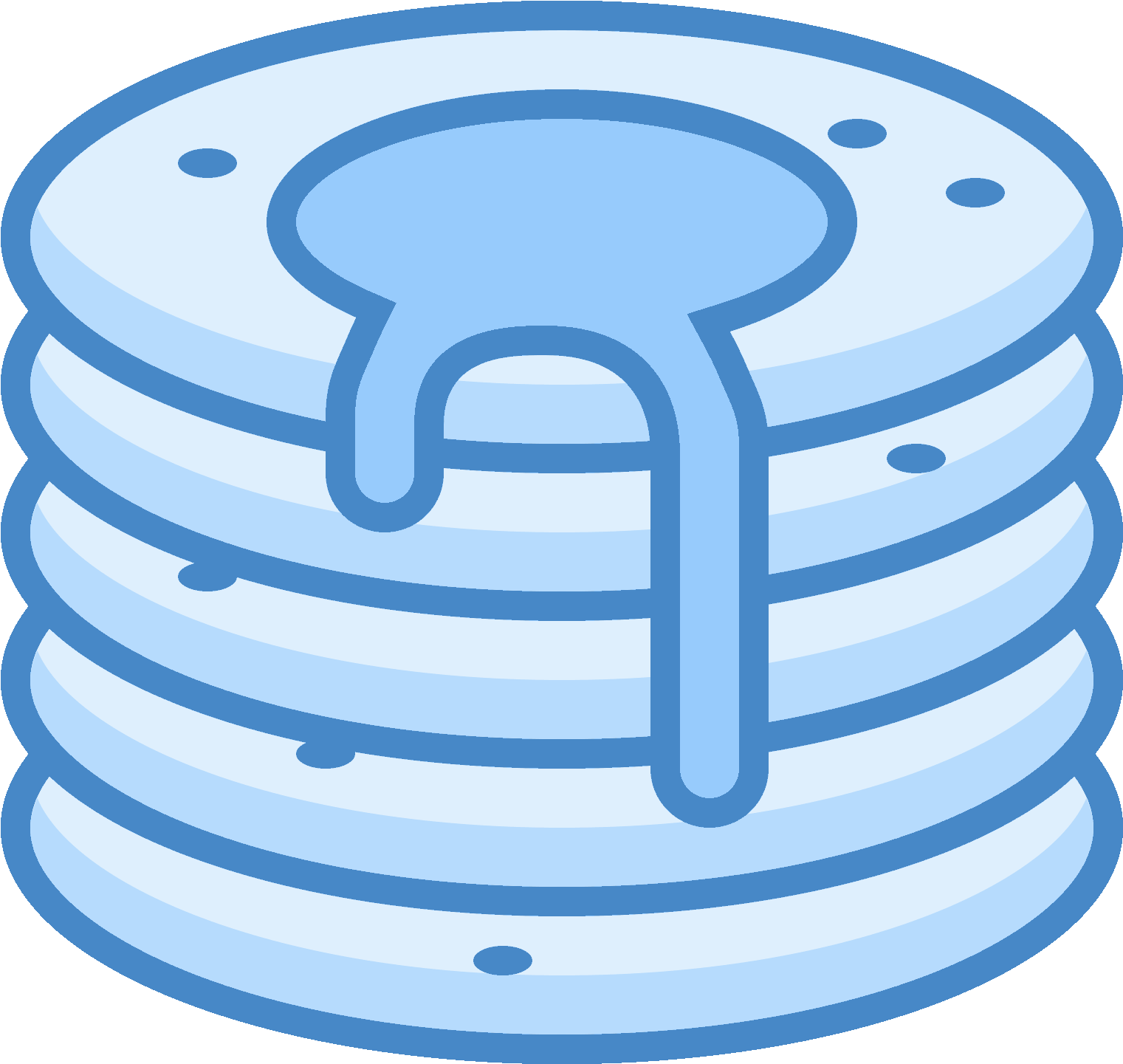 This Looks Like A Stack Of Four Pancakes - Pancake (1600x1600)