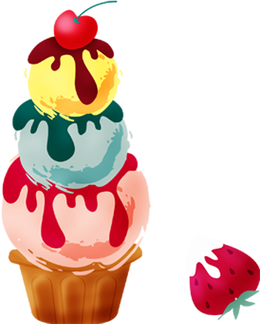 Ice Cream Sundae Drawing - Ice Cream Sundae Drawings (600x600)