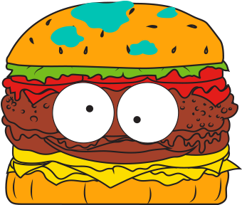 Horrid Hamburger Orange - Rare Grossery Gang (400x400)