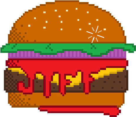 Animated Gif Lunch, Transparent, Hungry, Share Or Download - Kawaii Burger Gifs (500x438)