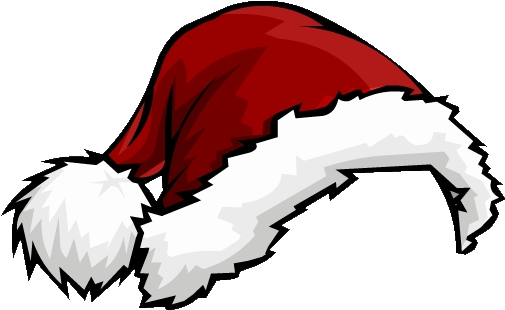 Avatar Christmas Cliparts - Cartoon Santa Hat Transparent Background (525x323)