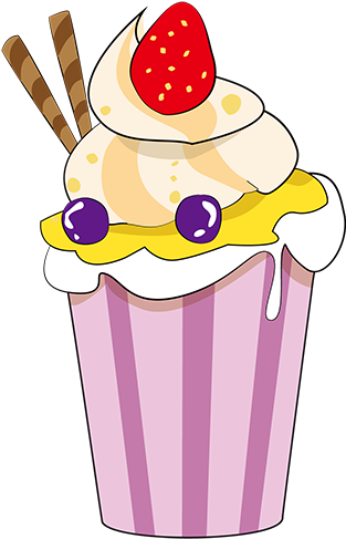 卡通杯装冰淇淋 - Ice Cream (500x500)