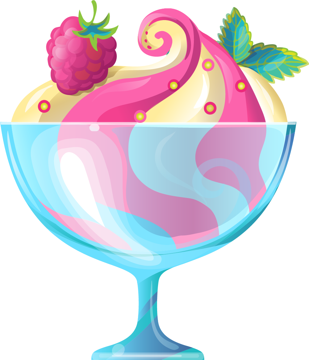 卡通手绘冰淇淋png元素 - Portable Network Graphics (1001x1164)