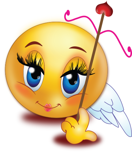 Smiley Emoji Emoticon Clip Art - Angel Girl Emoji (512x512)