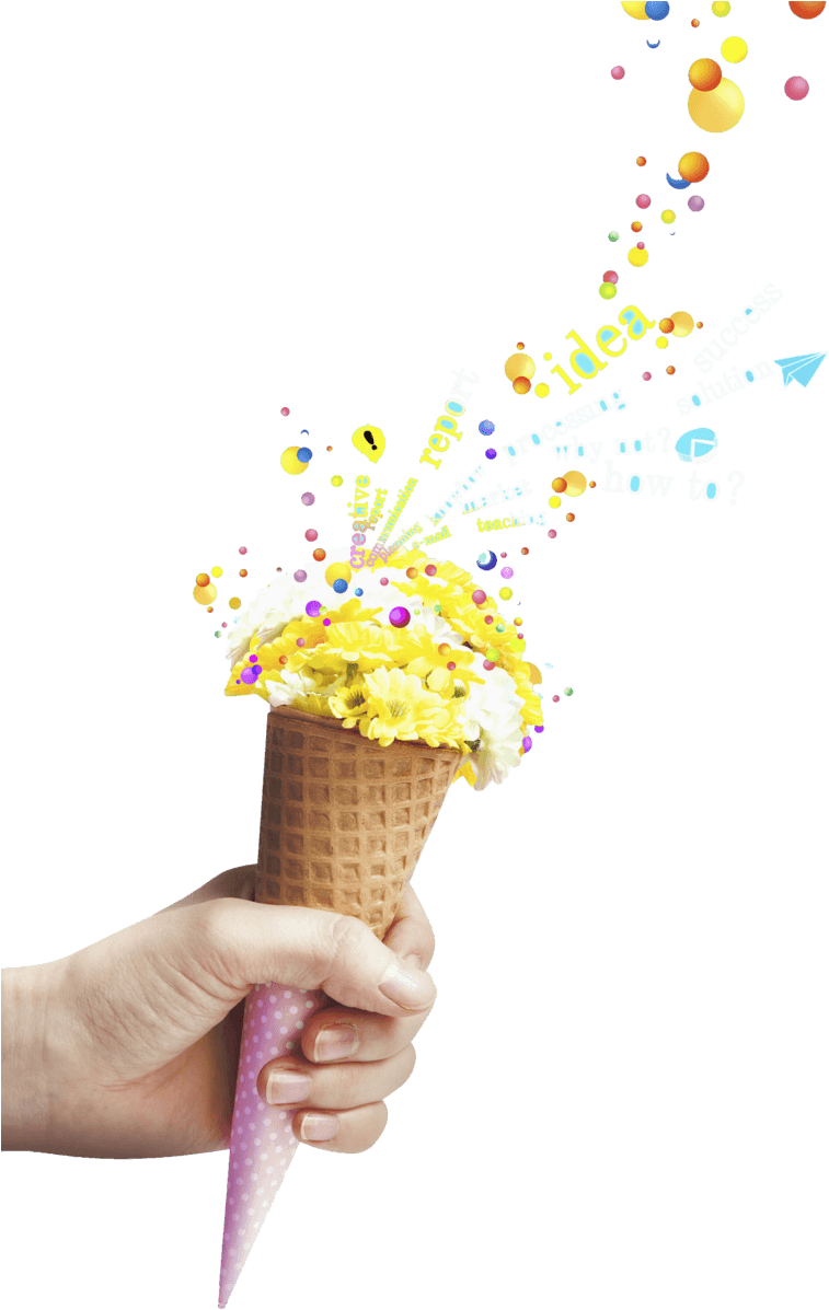 卡通手绘冰淇淋png元素 - Cartoon (804x1251)